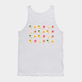 Ice Cream Pattern Tank Top